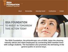 Tablet Screenshot of issafoundation.org